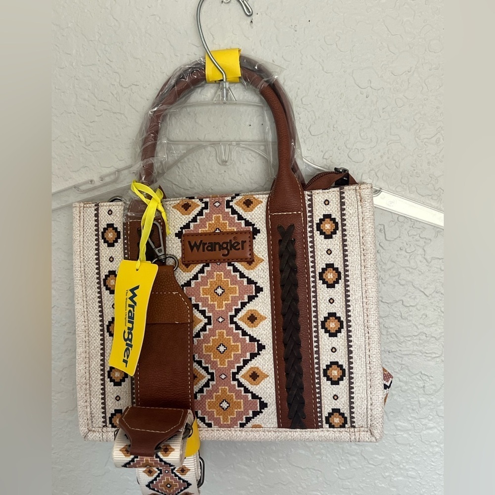 Wrangler Tan and Brown Women's Satchel